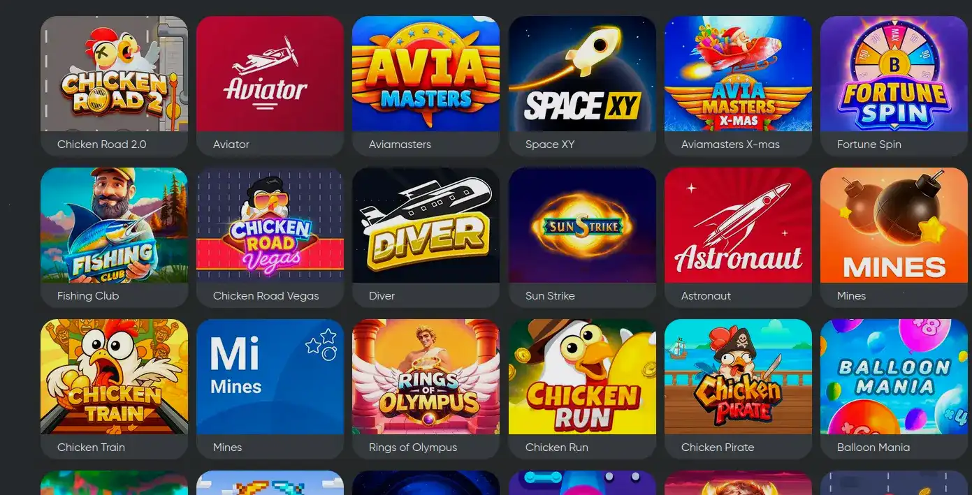 Интерфейс игрового зала R7 казино с яркими слотами